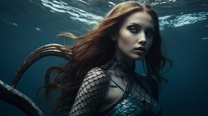 Shadow's Embrace The Enigmatic Allure of the Dark Fantasy Siren