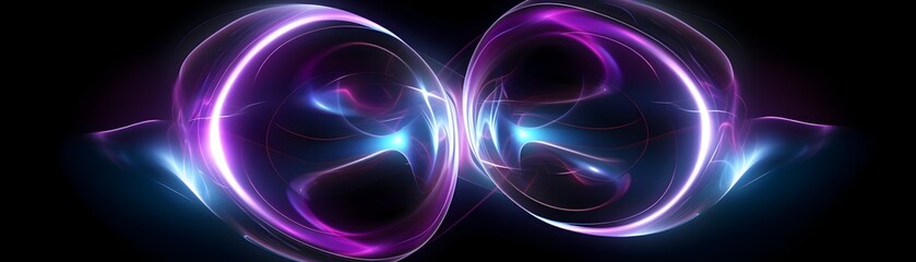 Captivating Electromagnetic Plasma Sphere Showcasing Mesmerizing Blue and Purple Energy Field Concept