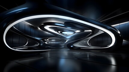 Futuristic Architectural Masterpiece with Captivating Curve Design and Innovative Technology
