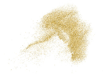 Gold Vector Texture Pattern on White Background. Light Golden Confetti. Yellow Illustration Backdrop. Design Element. eps 10.	
