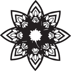 Beautiful mandala art, vector mandala design