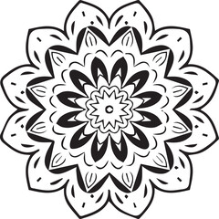 Beautiful mandala art, vector mandala design