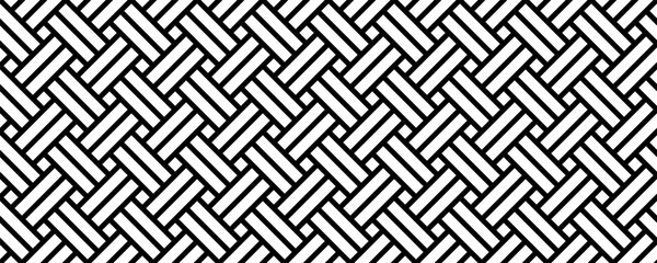 black white weave seamless pattern