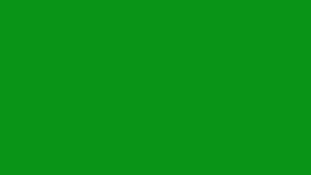 yellow danger signs, warning signs, attention signs, exclamation marks. Danger warning icon on green screen