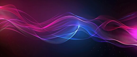 Colorful curvy light trail isolated on black background, futuristic technology and innovation concept abstract background, curve template brochure  light graphic card technology shape  - obrazy, fototapety, plakaty