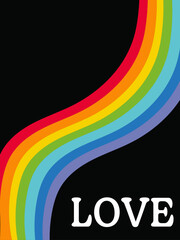 Rainbow Love poster