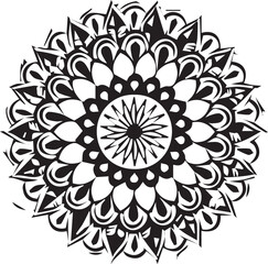 Beautiful mandala art, vector mandala design