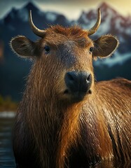 Capybara cow