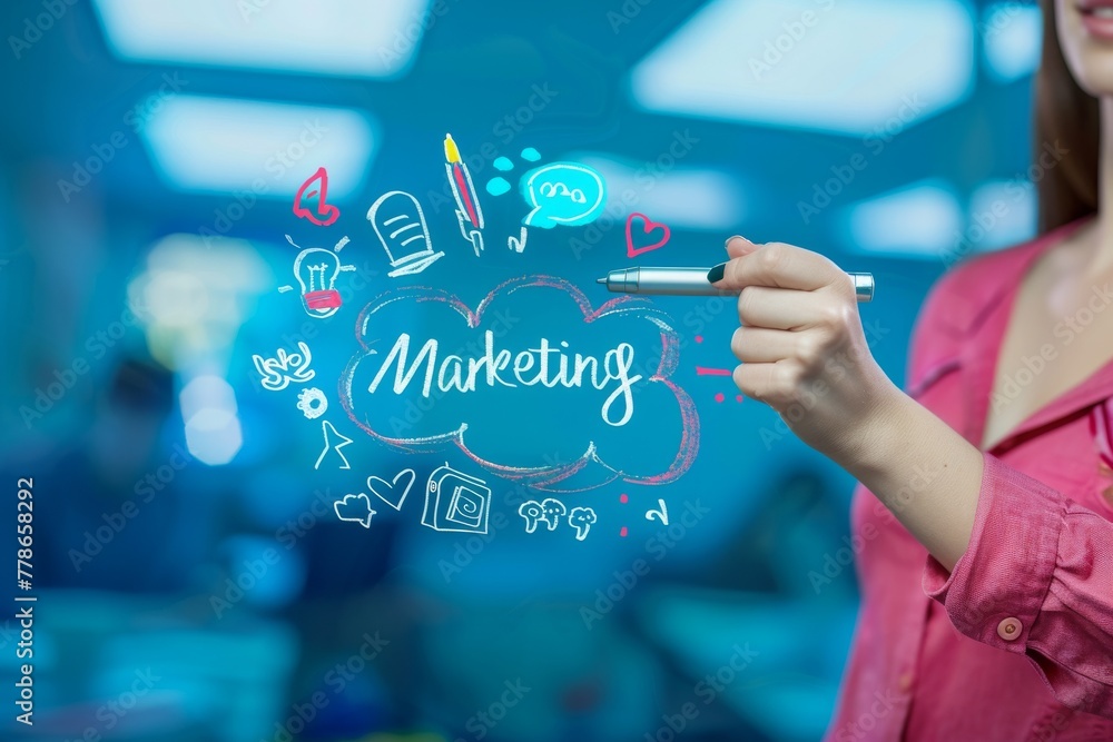 Poster enhancing banner ad strategies: data visualization and dashboard analytics for improved video market