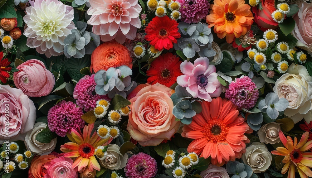 Poster floral patterns are timeless and versatile, suitable for a wide range of design projects. photograph