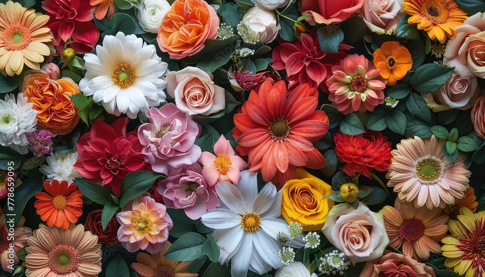 Poster floral patterns are timeless and versatile, suitable for a wide range of design projects. photograph