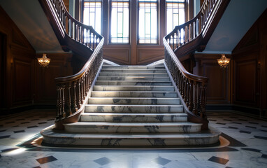 stairs front view