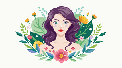 watercolor-female-with-flowers-logo--white-backgro