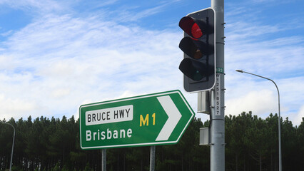traffic light on the road