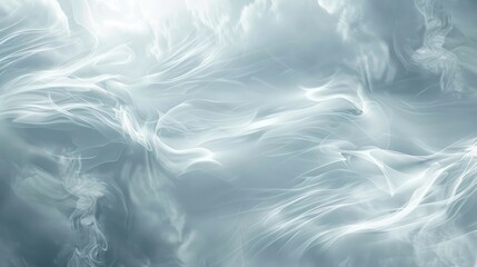 Light Sky Cloud Water Blurry White Wallpaper. Smooth Wavy Gray Curve Cloudy Gradient Mesh, Monochrom Weather Grey Liquid Pastel Gradient Backdrop. Silver Metal Fluid Smog Flow Smoke Blurry Texture. - obrazy, fototapety, plakaty