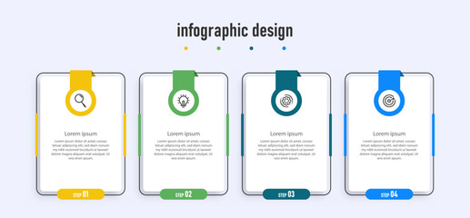 Infographic Business Templates Timeline Presentation Process Report Information Plan Strategy Progress Options, can be used for workflow diagram, info chart, web design. vector illustration.	