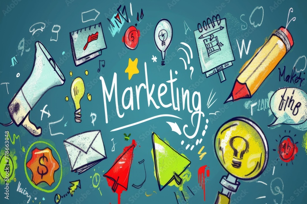 Poster enhancing market leadership and business efficiency through data visualization: insights into dashbo