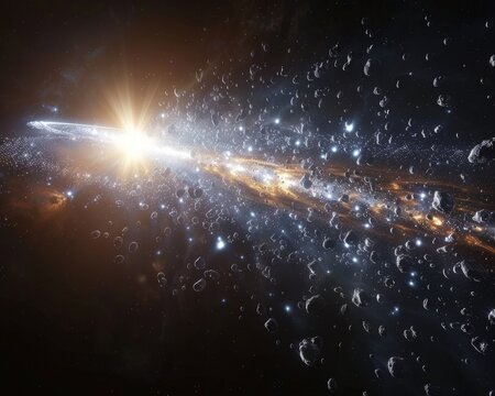 Virtual reality simulation of the Oort Cloud