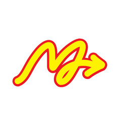 Fototapeta premium Arrow Icon set Doodlle Illustration