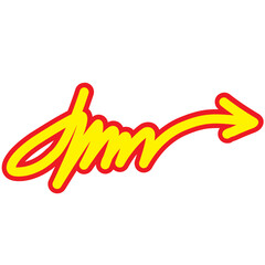 Arrow Icon set Doodlle Illustration