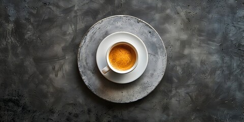 Coffee Placed Precisely in the Center of a Circular Table a Study in Symmetry and Balance