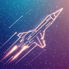 Obraz na płótnie Canvas Airplane in flight with dark background.with Generative AI technology 
