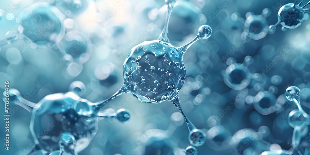 Poster microscopic machines exploring the potential of nano technology for innovative breakthroughs
