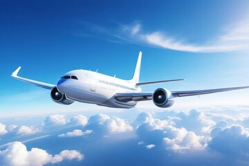 Obraz premium taking off from modern city in the airport