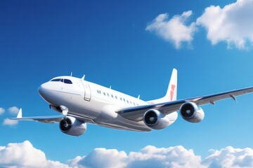 Obraz premium taking off from modern city in the airport