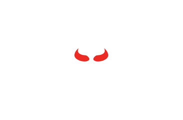 Obraz premium Devil horns icon