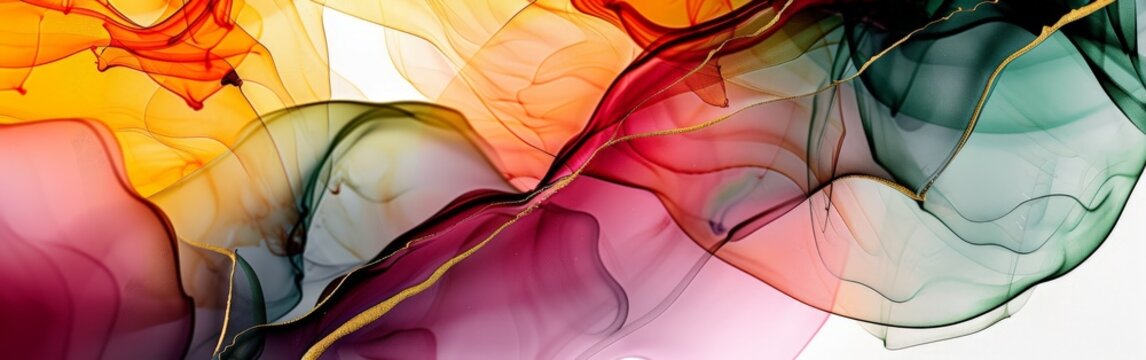 Close Up of a Multi Colored Substance