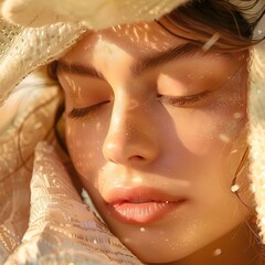 Girl in sun