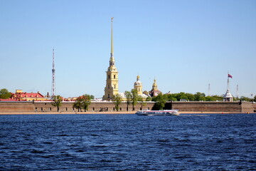 12 05 2023 St. Petersburg Russia. St. Petersburg is located in the north-west of the country on the coast of the Gulf of Finland at the mouth of the Neva River.