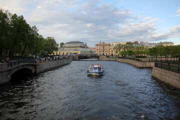 12 05 2023 St. Petersburg Russia. St. Petersburg is located in the north-west of the country on the...