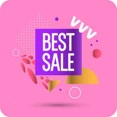 An image to advertise the sale. Poster for advertising discounts. Vector graphics. - 778681018