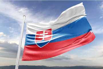 Flag of Slovakia The current form of the national flag of the Slovak Republic  - 778684061
