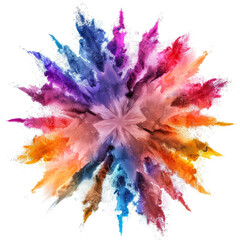 kaleidoscopic kaleidoscope of colors with the explosive burst of colored powder.