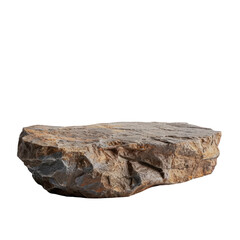 stone podium, a flat surface for displaying products on a white background.