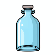 bottle of water isolated
