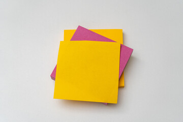 Adhesive note on white background - 778693254