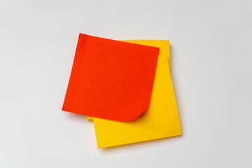 Adhesive note on white background - 778693274