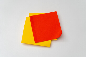 Adhesive note on white background - 778693286