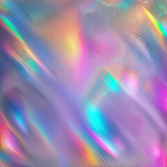 Foil textures holographic background overlay. Generative Ai.