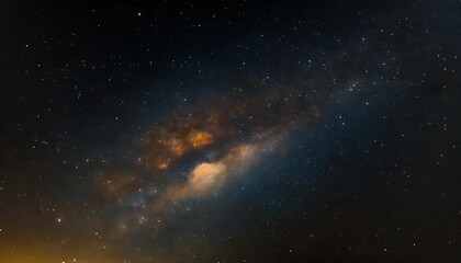 a photo of very dark starry night space taken from james webb space telescope night sky dark black and dark blue tone nebula ai generative - obrazy, fototapety, plakaty