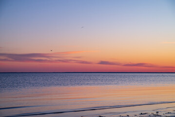 Obraz premium sunset on the sea