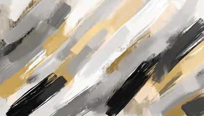 ai generated ai generative black grey white minimal abstract geometric strokes ink brush water...