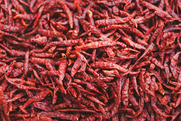 Explore culinary art with a close-up of dried chilies, essential for food preservation and gourmet cooking