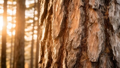 real pine bark background - obrazy, fototapety, plakaty