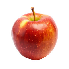 red fresh apple isolated con a transparent background