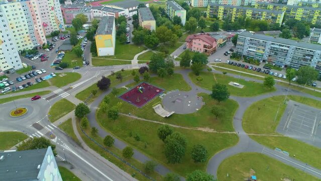 Playground Skierniewice Plac Zabaw Aerial View Poland
